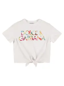 DOLCE & GABBANA Printed Cotton Jersey T-shirt