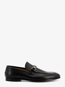 GUCCI Jordaan Leather Loafers