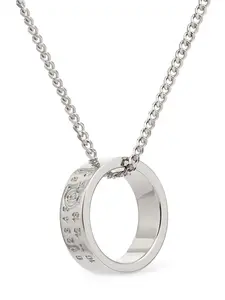 MM6 MAISON MARGIELA Minimal Logo Brass Necklace