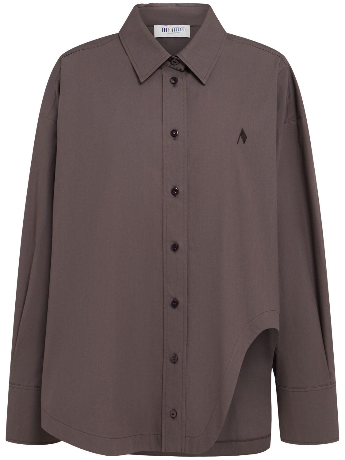THE ATTICO Cotton Poplin Shirt