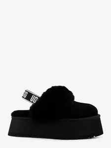 UGG Black Funkette Slippers