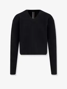 RICK OWENS Tommy V Neck Alpaca Blend Sweater