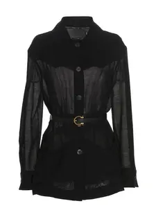 Ferragamo Semi-sheer Wool Jacket