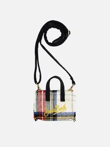 MC2 Saint Barth Wooly Key Holder With Tartan Print