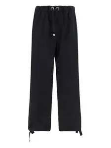Versace Men's Cotton Trousers in Black
