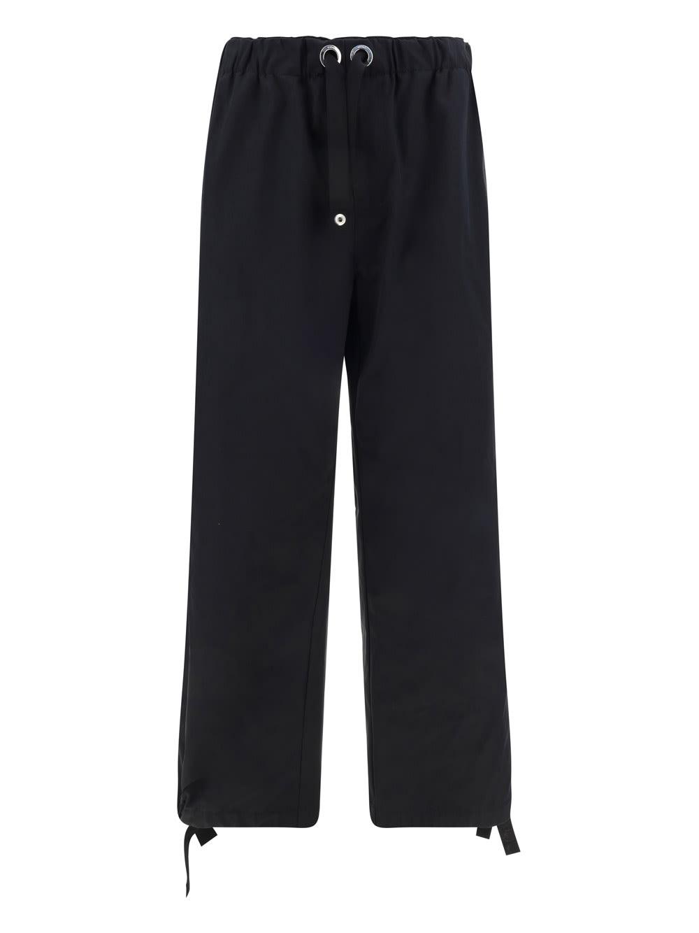 Versace Men's Cotton Trousers in Black