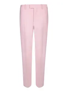 Burberry Women's Wool Tailored Trousers in Pink