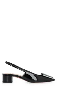 Aquazzura Shibuya Leather Slingback Pumps