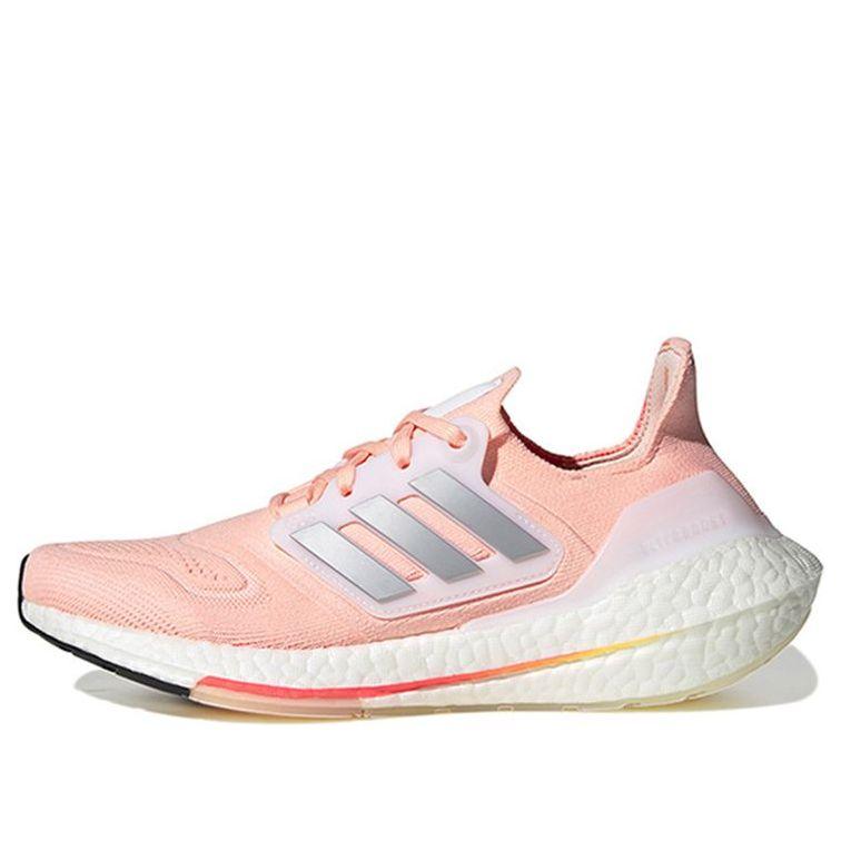 adidas Ultra Boost 22 Clear Orange Silver Metallic Ecru Tint