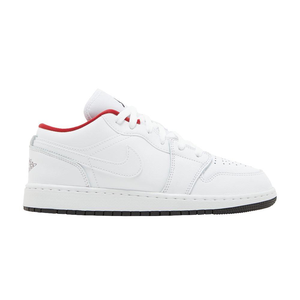 Air Jordan 1 Low White Gym Red Black