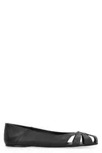 Ferragamo Leather Ballet Flats