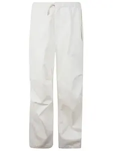 Jil Sander Men's Cotton Pants in White