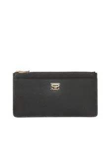 Dolce & Gabbana Black Leather Card Holder