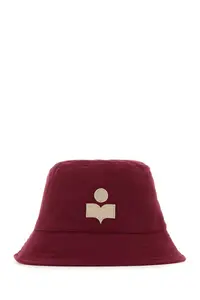 Isabel Marant Burgundy Cotton Haley Bucket Hat