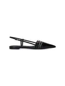 Dolce & Gabbana Women's Patent Low Slingback Pumps in Black