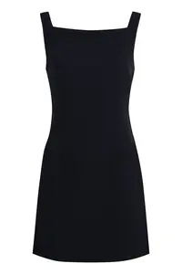 Givenchy Women's Crepe Dress and Mini Dress With Back Neckline in Black