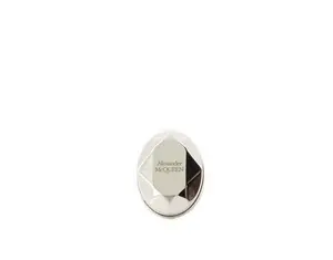 Alexander McQueen Logo Engraved Ring