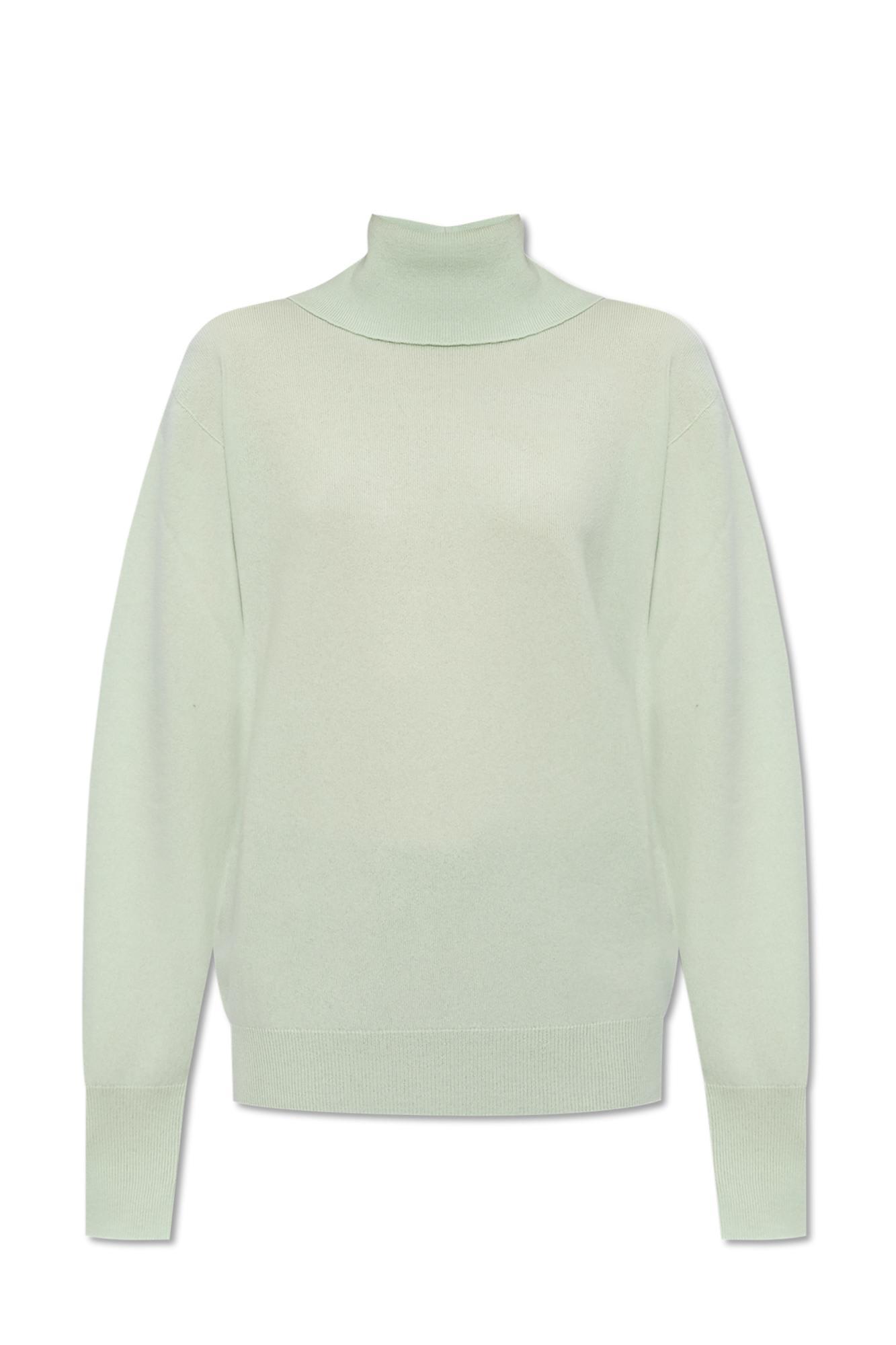 Jil Sander Women's Turtleneck Sweater in Green