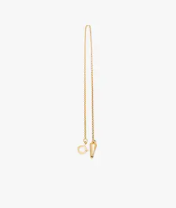 Larusmiani Yellow Gold Chain Key Holder