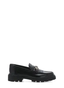 Tod's Women's Leather Loafers in Black