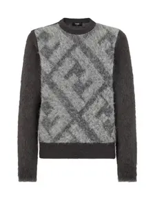 Fendi Women's Embroidered Wool Blend Sweater