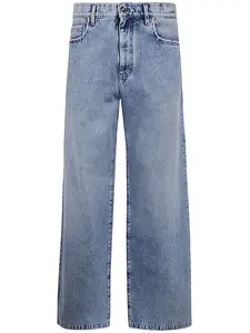 Versace Men's Denim Jeans in Blue Stone Wash