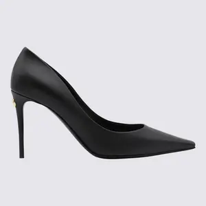 Dolce & Gabbana Women's High Leather Décolleté Pumps in Black