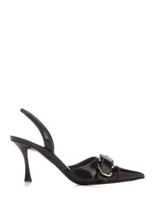 Givenchy Women's Voyou Leather Pumps in Black