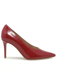 Gianvito Rossi Red Leather Pumps