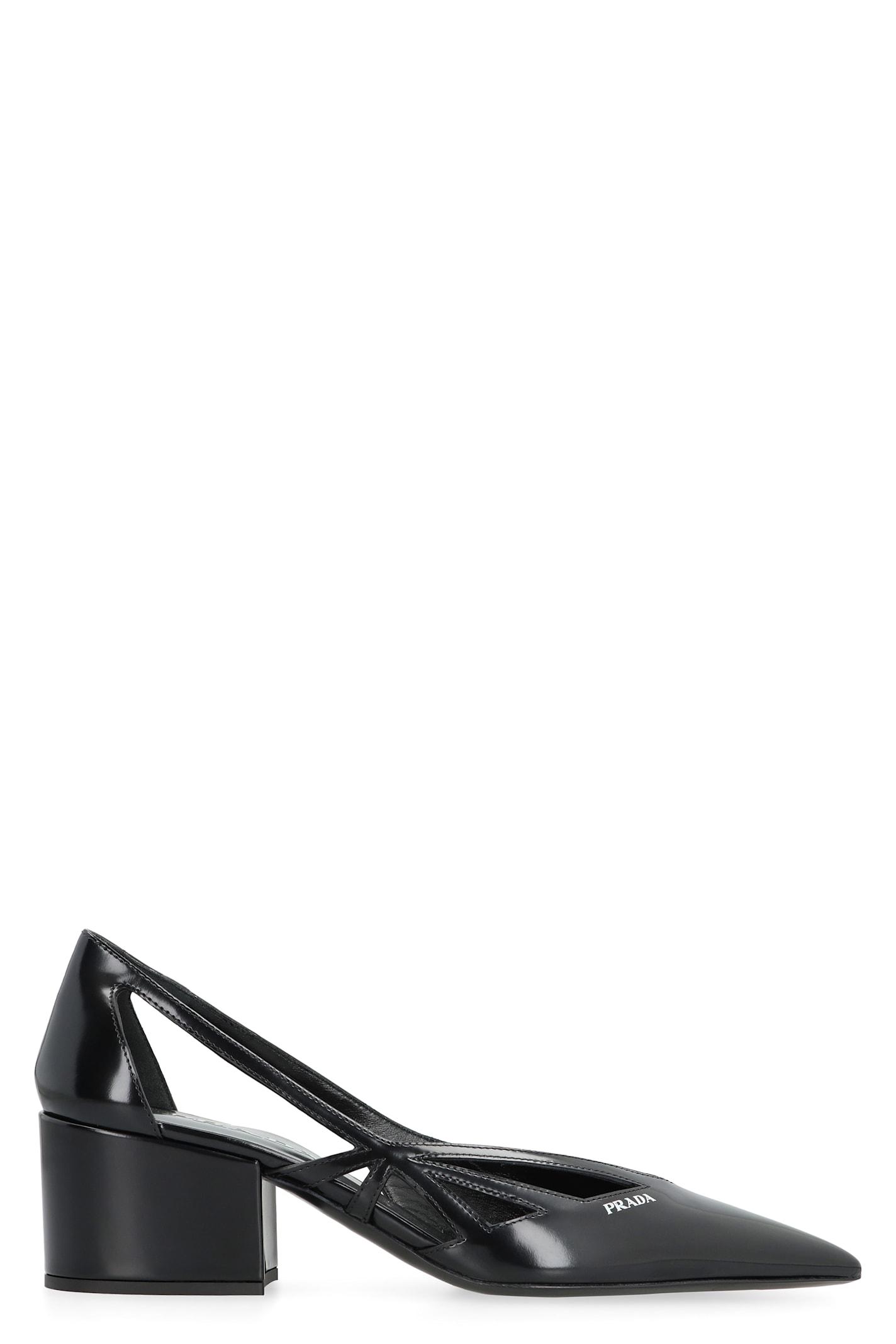 Prada Women's Leather Pumps in Black