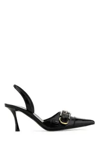 Givenchy Black Leather Voyou Pumps