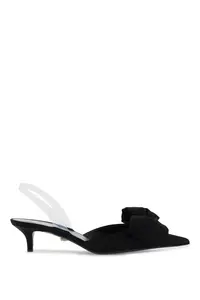 Versace Women's Alia Satin Slingback Pumps
