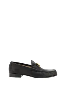 Valentino Garavani Vlogo Signature Leather Loafers