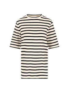 Jil Sander Women's Stripe Cotton T-Shirt