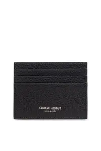 Giorgio Armani Calf Leather Credit Card Holder