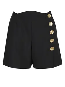 Givenchy Women's Wool Blend Shorts in Black