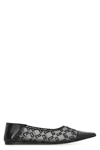 Givenchy 4G Pointy-Toe Ballet Flats