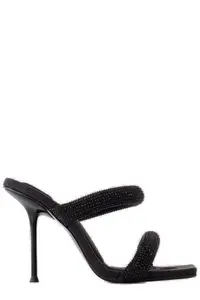 Alexander Wang Julie Crystal Embellished Heeled Sandals