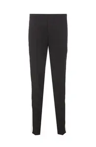 Maison Margiela Men's Cotton Blend Trousers in Black