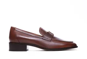 Tod's Women's Leather Loafers in Brown