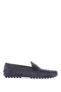 TOD'S Men's Gommino Suede Leather Loafers and Moccasins in Blue