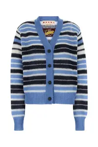 Marni Multicolor Mohair Blend Cardigan