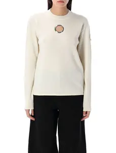 Moncler Genius Women's Wool Sweater in White