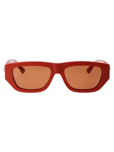 Bottega Veneta Eyewear Bottega Veneta Orange Acetate Sunglasses
