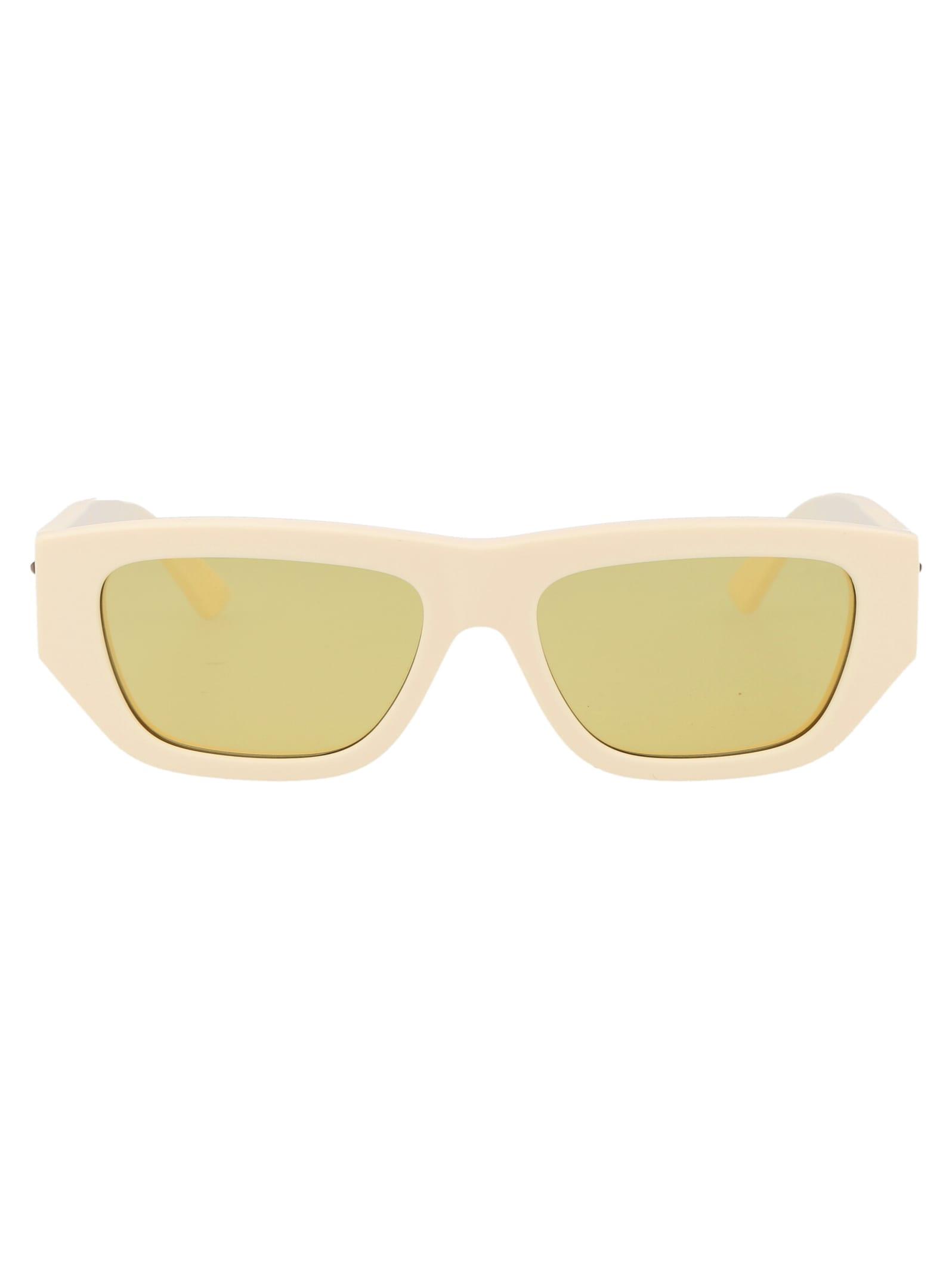 Bottega Veneta Eyewear Bottega Veneta Acetate Ivory Sunglasses