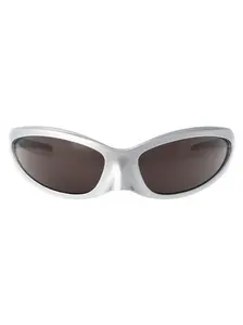 Balenciaga Eyewear Balenciaga Acetate Silver Sunglasses