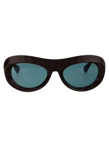 Bottega Veneta Eyewear Bottega Veneta Women's Acetate Brown Green Sunglasses