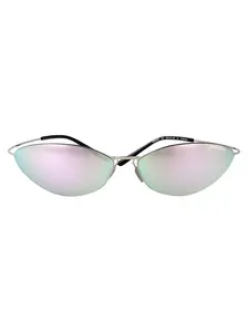 Balenciaga Eyewear Balenciaga Titanium Silver Sunglasses