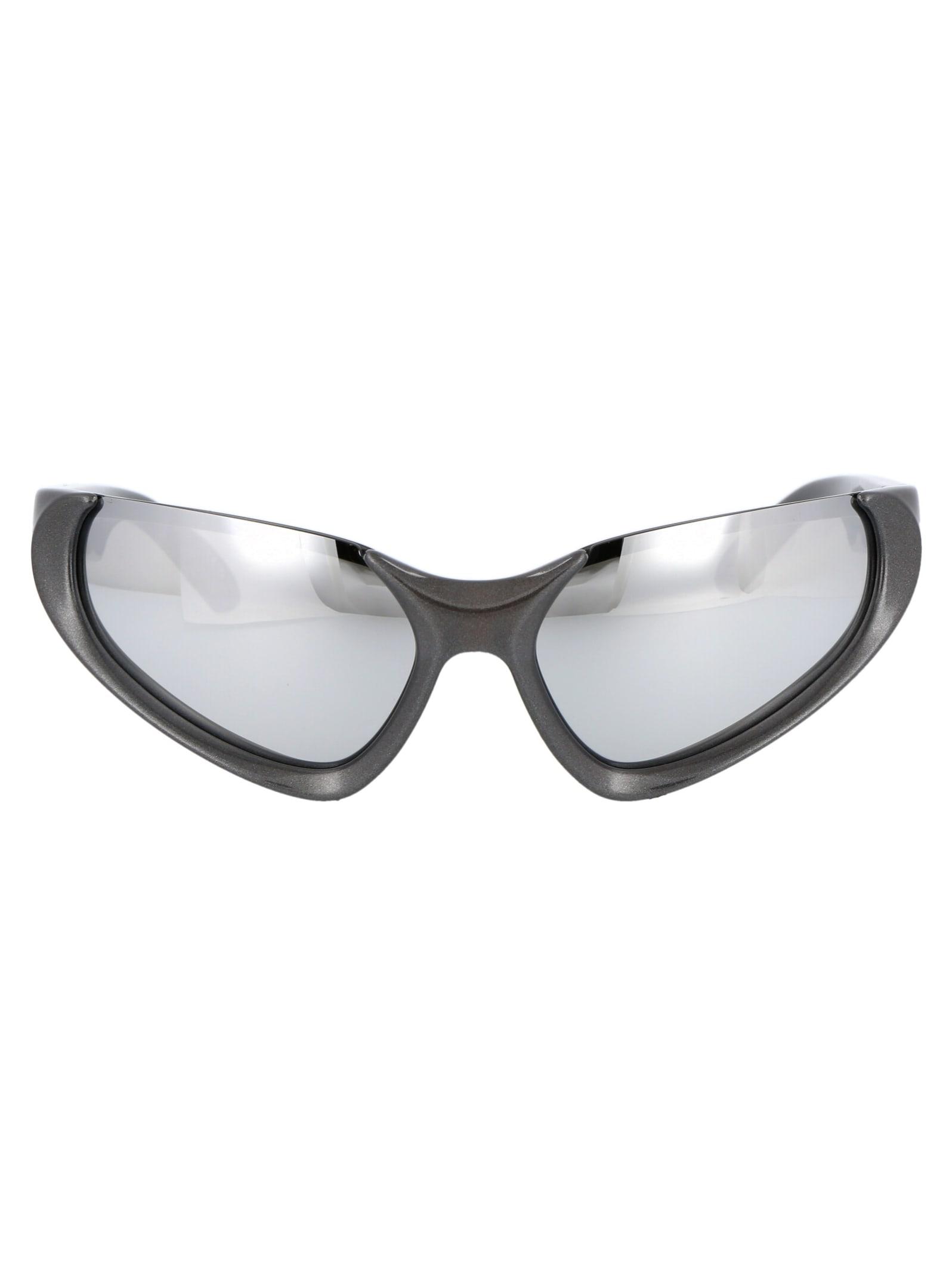 Balenciaga Eyewear Balenciaga Silver Acetate Sunglasses