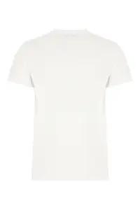 Max Mara Women's Jersey T-Shirt With Embroidered Pocket in White